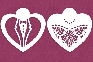 SZABLONY Zestaw "Młoda para I"