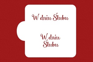 SZABLON W dniu Ślubu