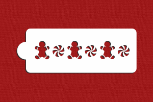 SZABLON Dekor - ciastusie i cukierki