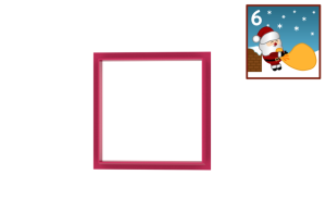 Foremka KWADRAT DO KALENDARZA ADWENTOWEGO + szablon