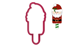 Foremka LÓD NA PATYKU - MIKOŁAJ