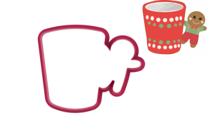 Foremka CIASTEK - RĄCZKA DO KUBKA