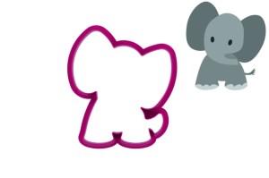 Foremka SŁONIĄTKO / SŁOŃ