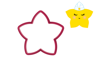 Foremka GWIAZDA ZAOKRĄGLONA