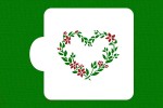 SZABLON Ramka z listkami i kwiatami - szablon dwuczęściowy