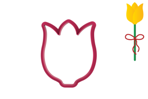 Foremka KIELICH TULIPANA