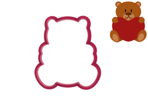 Foremka MIŚ Z SERCEM