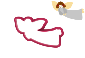 Foremka LECĄCY ANIOŁEK