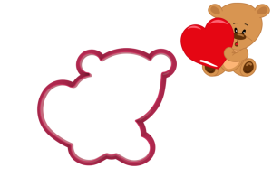 Foremka ZAKOCHANY MIŚ