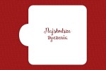 SZABLON Najsłodsze życzenia