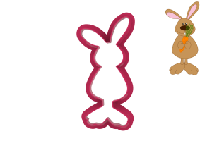 Foremka KRÓLIK Z DUŻYMI STOPAMI