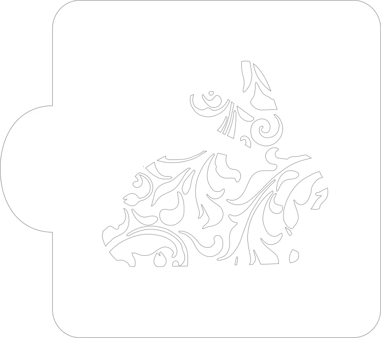 Królik z wzorem floral.png