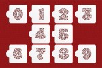 SZABLONY Cyfry ozdobne