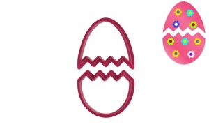 Foremka PĘKNIĘTE JAJKO