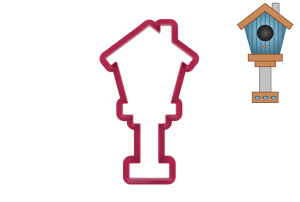 Foremka DOMEK DLA PTAKÓW