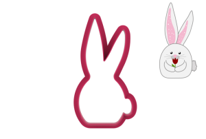 Foremka KRÓLIK Z OGONKIEM
