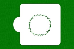 SZABLON Ramka z gałązek