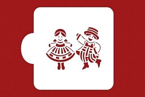 SZABLON Na ludowo - para