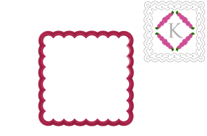 Foremka KWADRAT Z FALBANKĄ