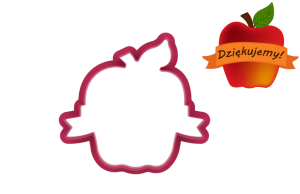 Foremka JABŁKO Z BANEREM