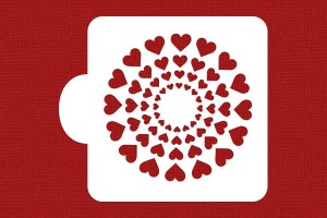 SZABLON Karuzela z sercami