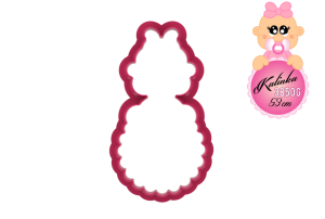 Foremka DZIEWCZYNKA Z PLAKIETKĄ