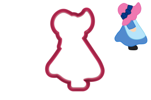 Foremka DZIEWCZYNKA W KAPELUSZU