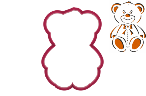 Foremka DUŻY MIŚ + szablon