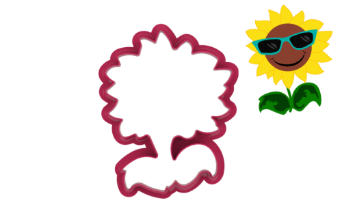 Foremka SŁONECZNIK NA ŁODYDZE - inspiracja.png