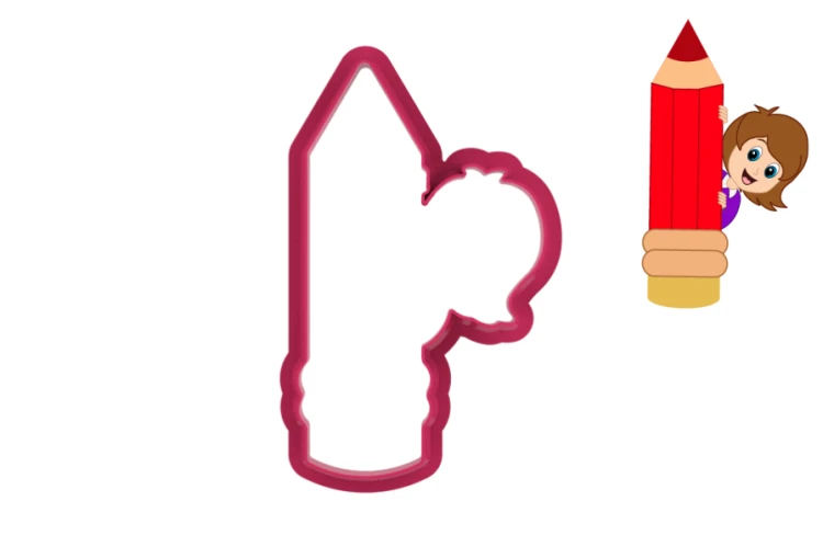 Foremka DZIEWCZYNKA Z KREDKĄ - inspiracja.png