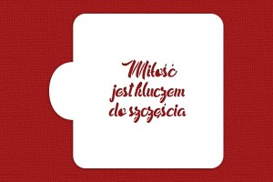SZABLON Miłość jest kluczem do szczęścia