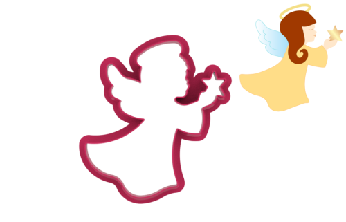 Foremka ANIOŁEK Z GWIAZDKĄ - inspiracja.png