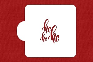 SZABLON Napis ho ho ho