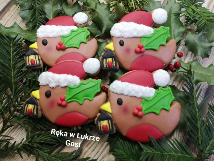 Ptaszek z prezentem - Ręka w Lukrze Gosi.jpg
