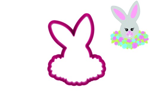 Foremka KRÓLIK WŚRÓD ZIELENI - inspiracja.jpg