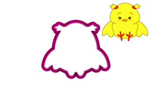 Foremka KURCZAK Z KUCYKAMI - inspiracja.jpg