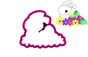 Foremka KRÓLIK Z PISANKAMI