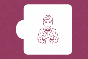 SZABLON Twarz chłopca komunijnego