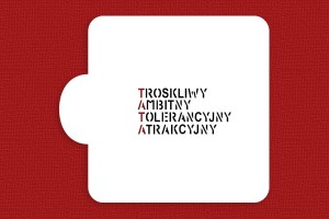 SZABLON Krzyżówka - tata I - szablon dwuczęściowy