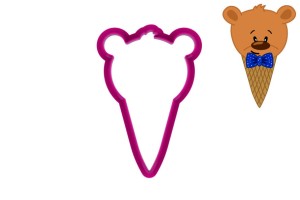 Foremka LÓD ROŻEK - MIŚ Z GRZYWKĄ / CHŁOPIEC