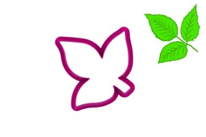 Foremka POTRÓJNY LISTEK RÓŻY