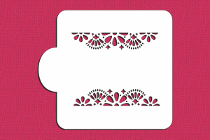 SZABLON Magiczna koronka - ramka