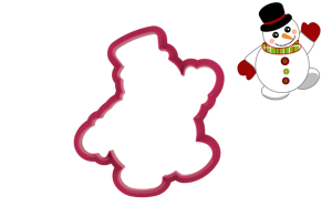 Foremka MACHAJĄCY BAŁWANEK