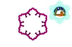 Foremka ŚNIEŻYNKA III DO ŚWIĄTECZNEGO OBRAZKA