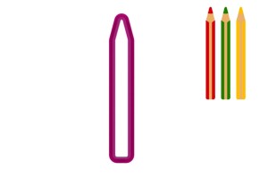 Foremka KREDKA OŁÓWKOWA