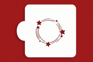 SZABLON Ramka z gwiazdkami