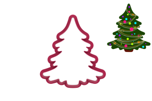 Foremka CHOINKA OŚNIEŻONA