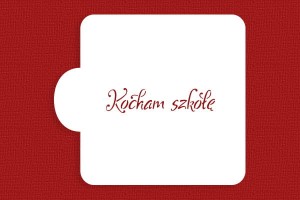 SZABLON Kocham szkołę