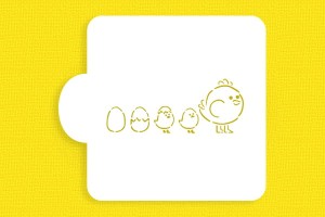 SZABLON Od jajka do kury - kolorowanka / kontury