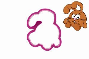 Foremka SIEDZĄCY KRÓLICZEK